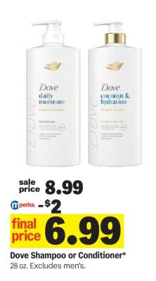 Dove Shampoo or Conditioner