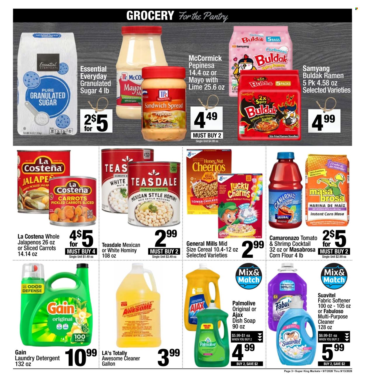 Super King Markets ad - 09/07/2026 - 09/13/2026. Page 3