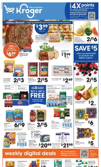 Kroger Flyer - 09/09/2026 - 09/15/2026.