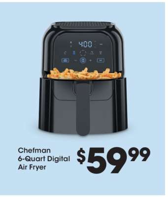 Chefman 6-Quart Digital Air Fryer