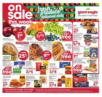 Giant Eagle Flyer - 09/10/2026 - 09/16/2026.