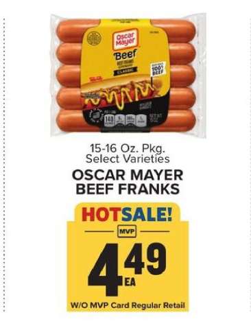 Oscar Mayer Beef Franks