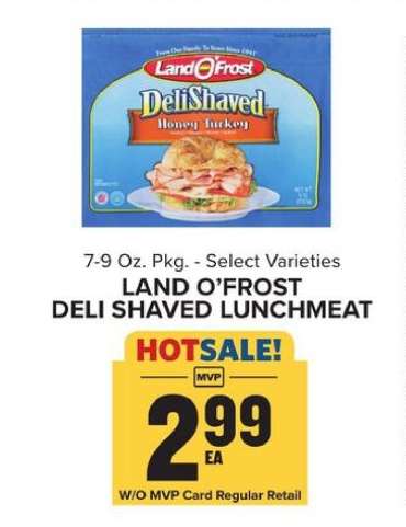 Land O'Frost Deli Shaved Lunchmeat