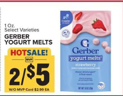 Gerber Yogurt Melts