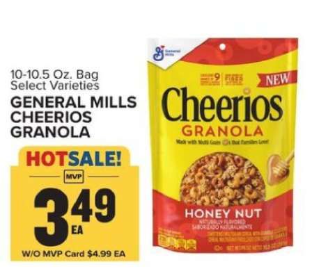 GENERAL MILLS CHEERIOS GRANOLA