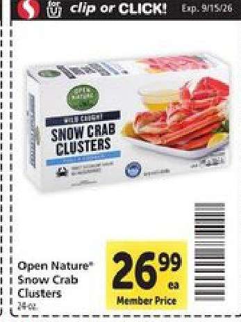 Open Nature Snow Crab Clusters