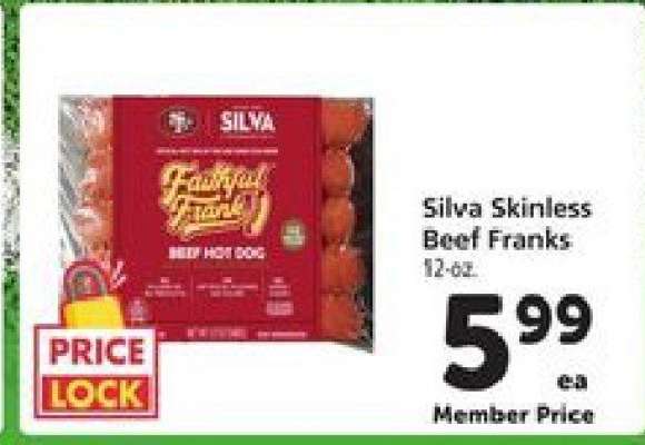 Silva Skinless Beef Franks