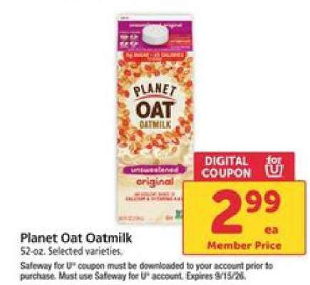 Planet Oat Oatmilk