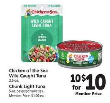 Chicken of the Sea Wild Caught Tuna