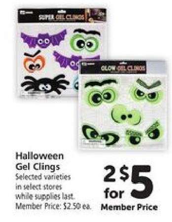 Halloween Gel Clings