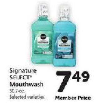 Signature SELECT Mouthwash