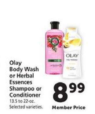 Olay Body Wash or Herbal Essences Shampoo or Conditioner