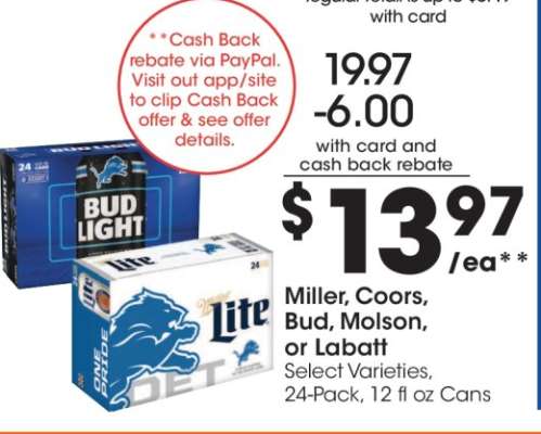 Miller, Coors, Bud, Molson or Labatt