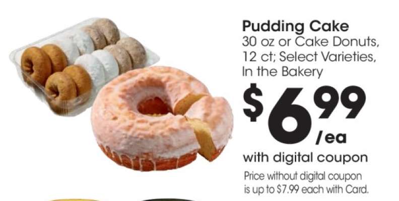 Pudding Cake or Cake Donuts