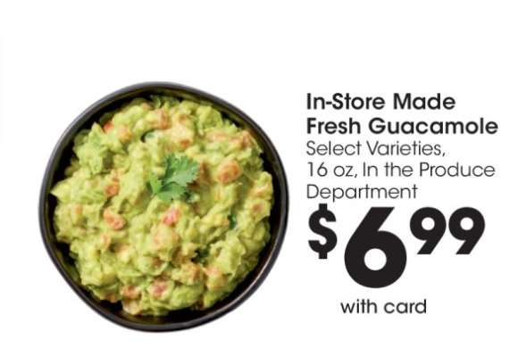 In-Store Made Fresh Guacamole
