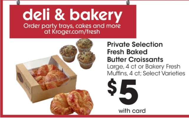 Private Selection Fresh Baked Butter Croissants
