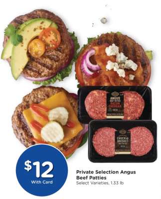 Private Selection Angus Beef Patties