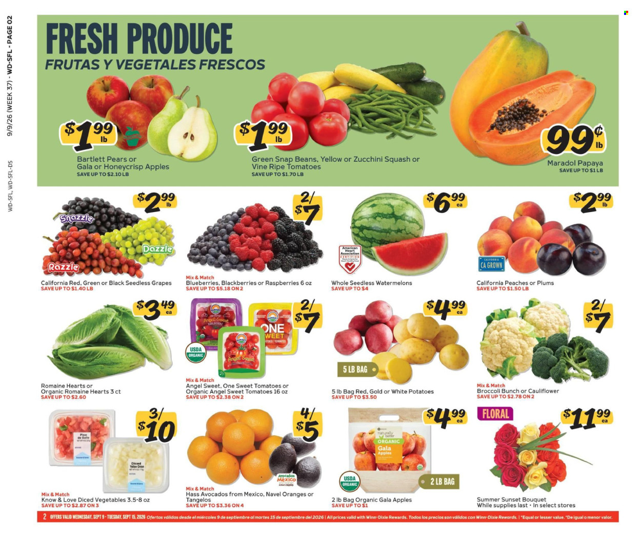 Winn Dixie ad - 09/09/2026 - 09/15/2026. Page 2
