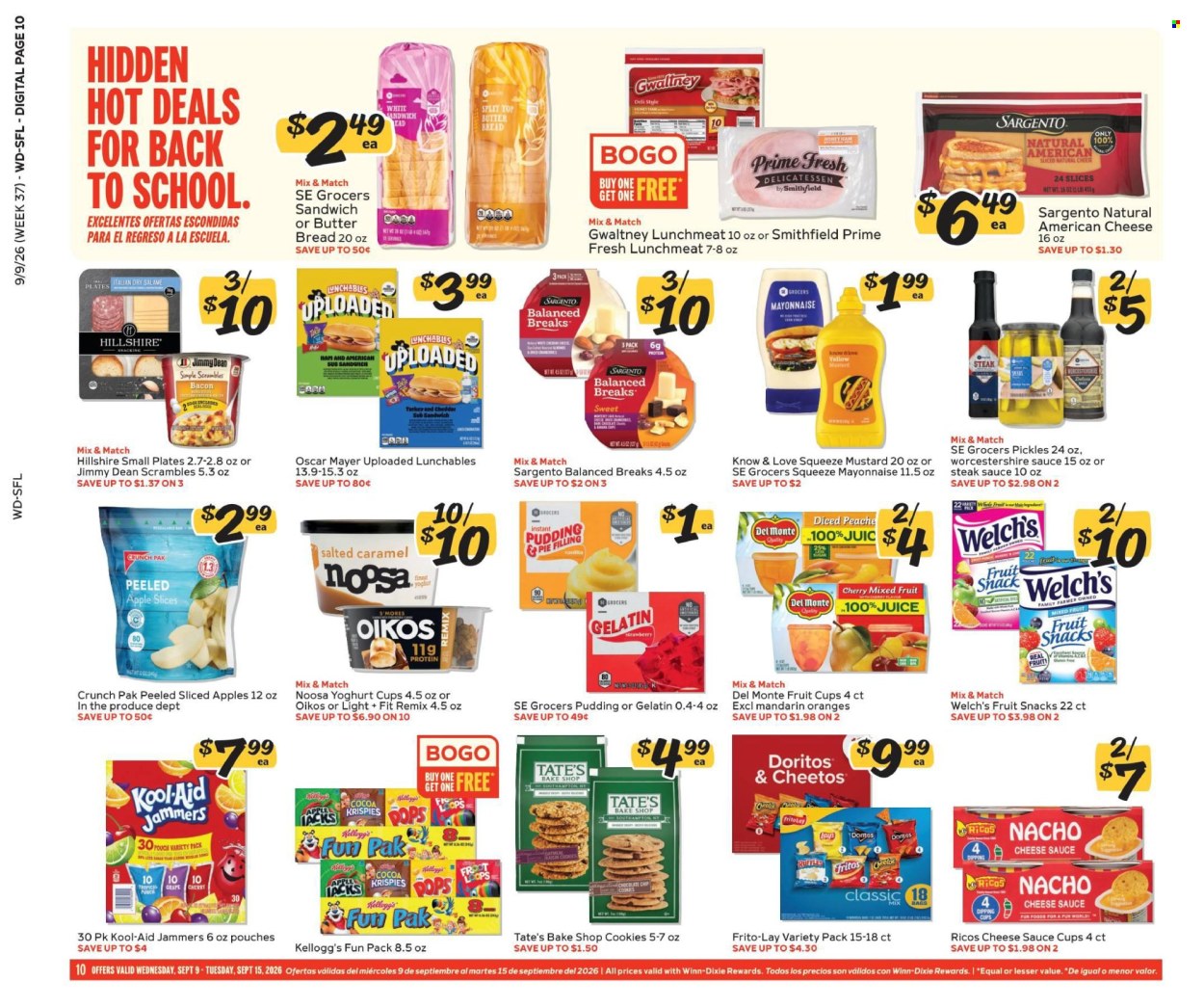 Winn Dixie ad - 09/09/2026 - 09/15/2026. Page 10