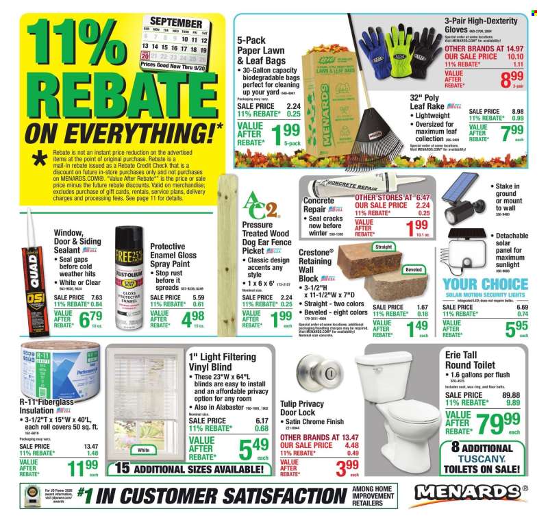 Menards Flyer - 09/10/2026 - 09/20/2026.