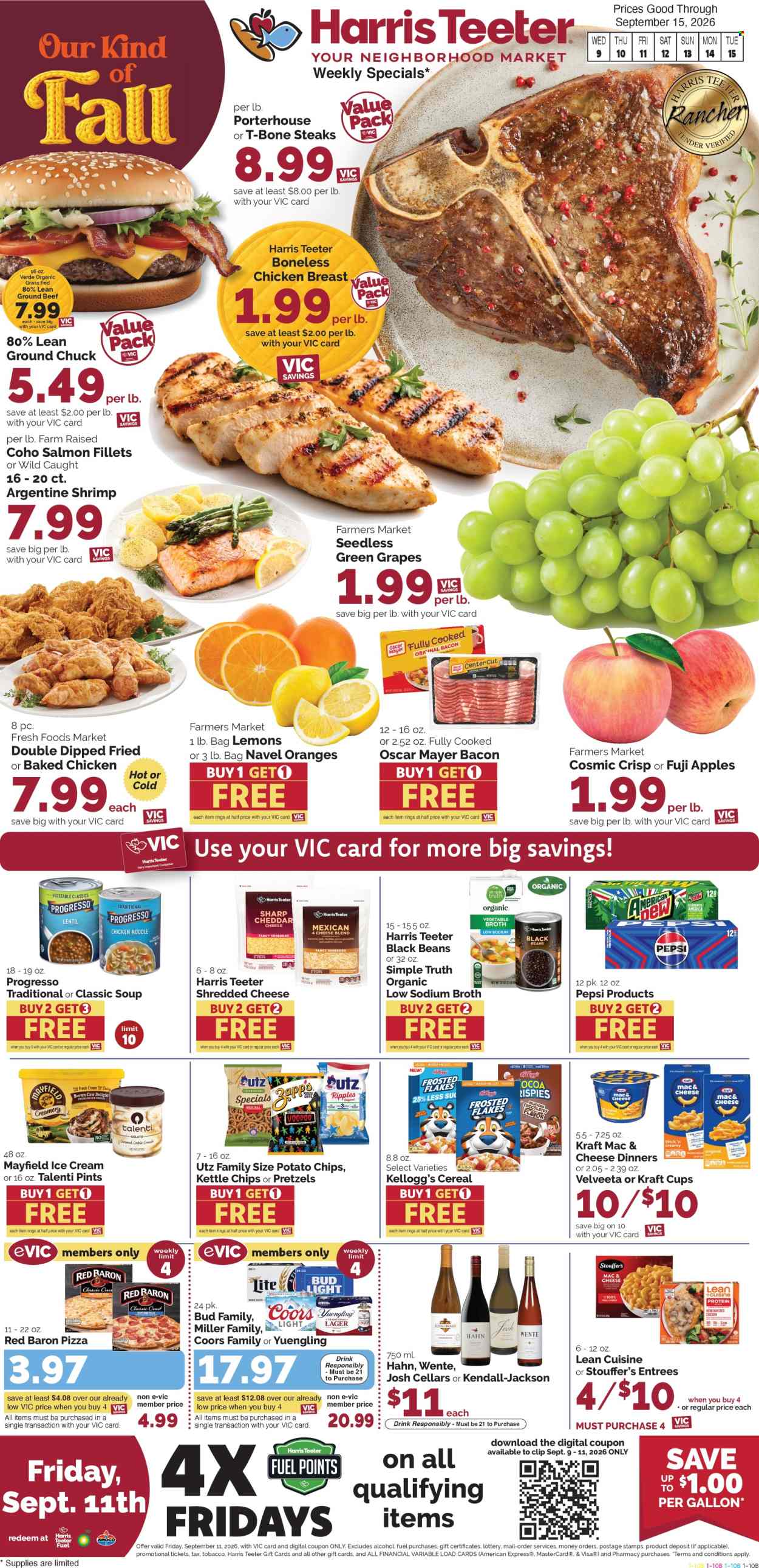 Harris Teeter ad - 09/09/2026 - 09/15/2026. Page 1