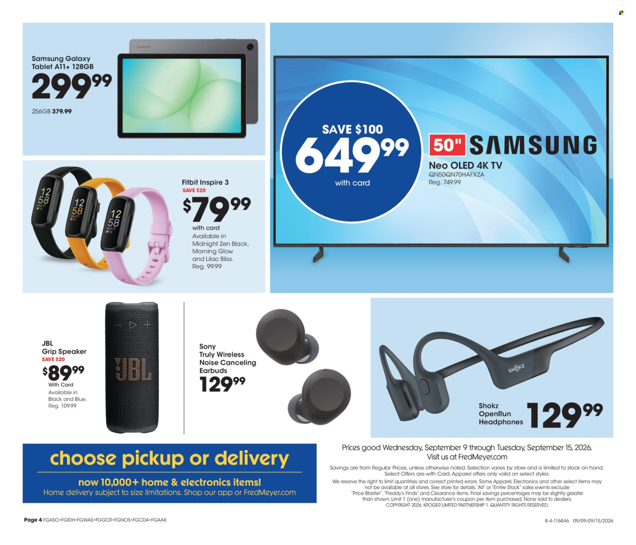Fred Meyer ad - 09/09/2026 - 09/15/2026. Page 4