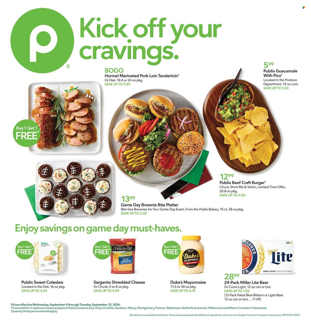 Publix ad - 09/09/2026 - 09/15/2026. Page 1