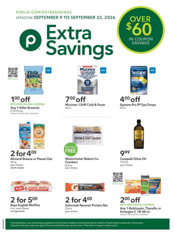 Publix Flyer - 09/09/2026 - 09/22/2026.