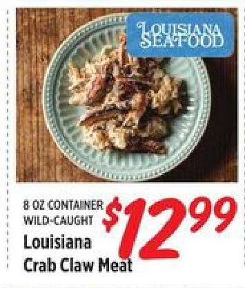 Louisiana Crab Claw Meat
