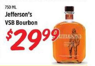 Jefferson’s VSB Bourbon