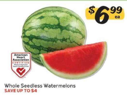Whole Seedless Watermelons