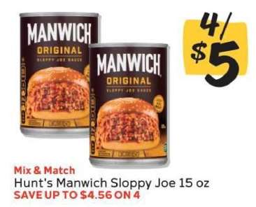 Hunt's Manwich Sloppy Joe 15 oz