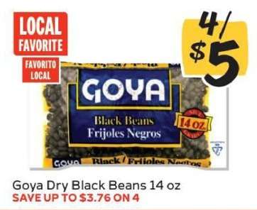 Goya Dry Black Beans 14 oz