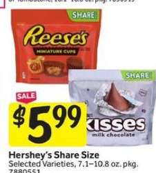 Hershey's Share Size