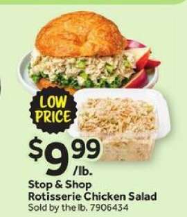 Stop & Shop Rotisserie Chicken Salad