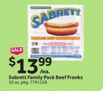 Sabrett Family Pack Beef Franks