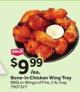Bone-In Chicken Wing Tray