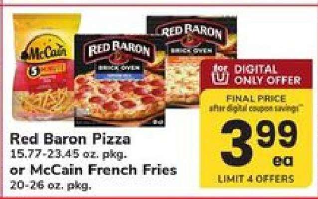 Red Baron Pizza or McCain French Fries