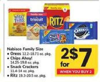 Nabisco Family Size