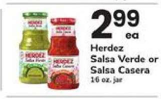 Herdez Salsa Verde or Salsa Casera