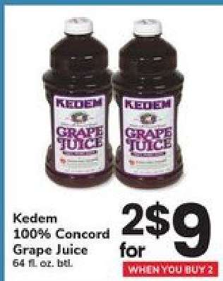 Kedem 100% Concord Grape Juice