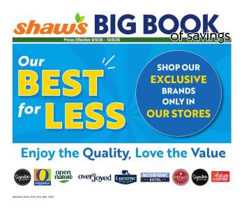 Shaw’s Flyer - 09/09/2026 - 10/08/2026.