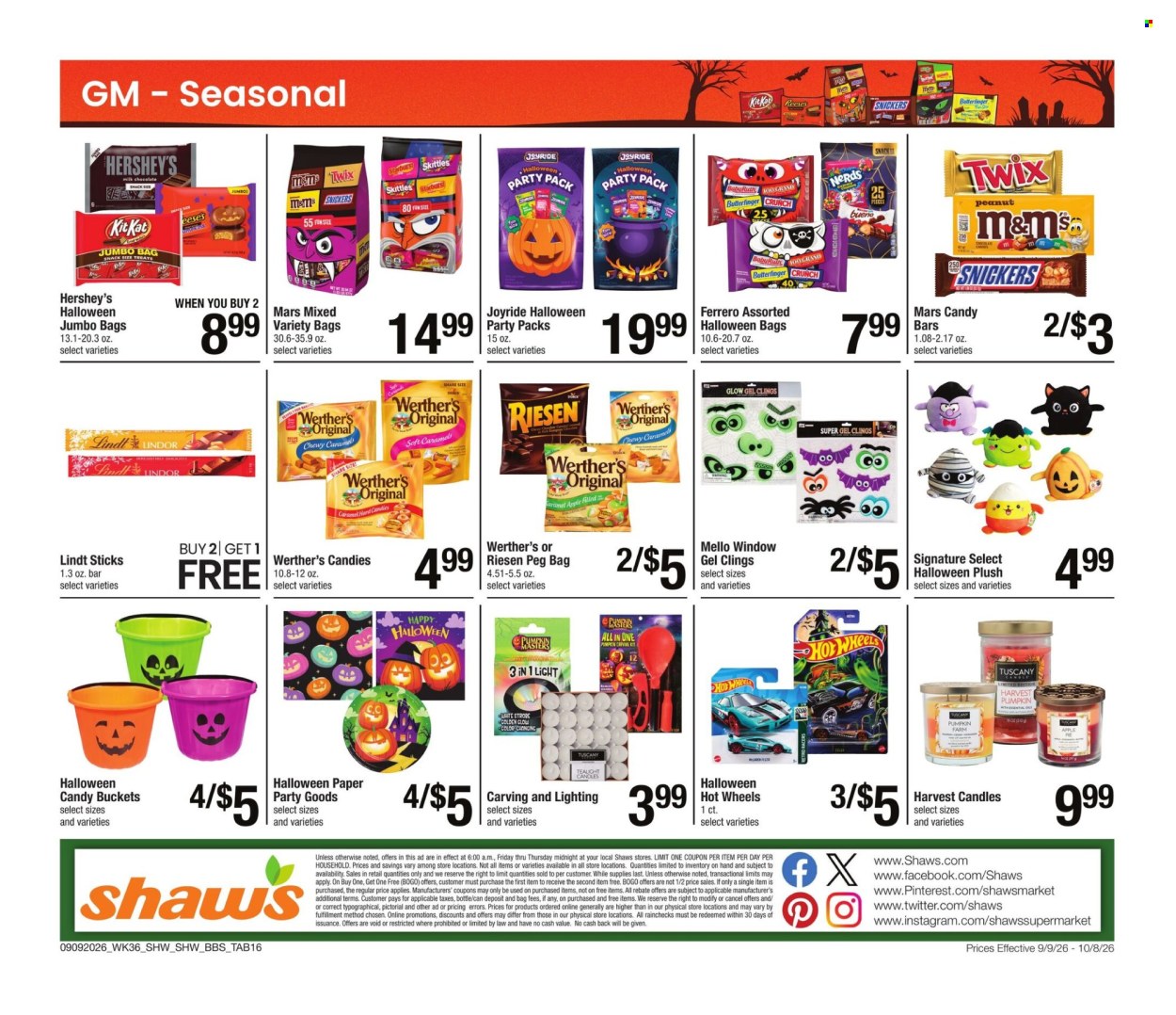 Shaw’s ad - 09/09/2026 - 10/08/2026. Page 14