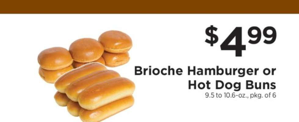 Brioche Hamburger or Hot Dog Buns