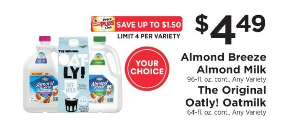 Almond Breeze Almond Milk / The Original Oatly! Oatmilk