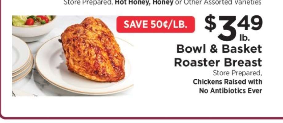 Bowl & Basket Roaster Breast