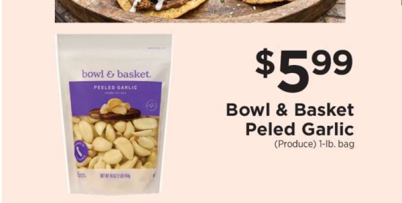 Bowl & Basket Peeled Garlic
