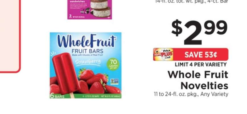 Whole Fruit Novelties