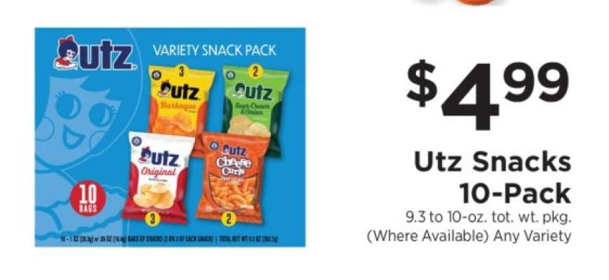 Utz Snacks 10-Pack