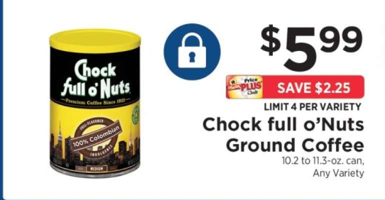 Chock full O'Nuts Ground Coffee